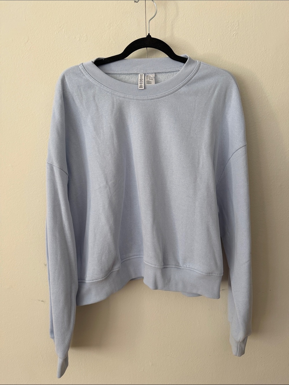 H&M Divided Pale Blue Pullover Sweatshirt